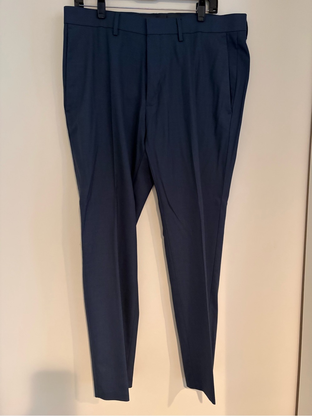 Kenneth Cole Reaction 36”x32” Navy Men's Dress Pants - Classic Tailored Fit